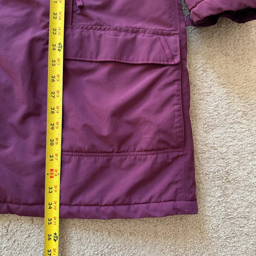 Lands End Jacket Womens 3X 24W-26W Squall Full Zip Hood Parka Nylon Waterproof - Picture 8 of 14
